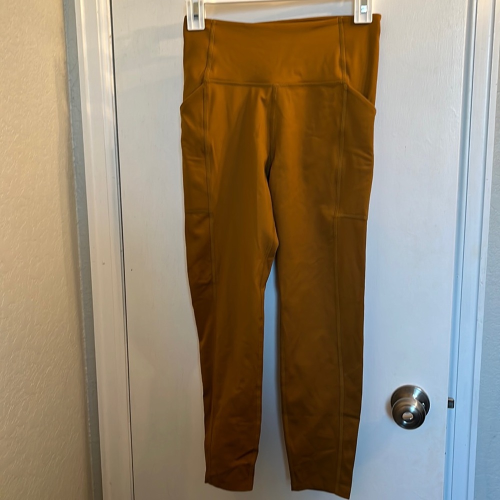 Girlfriend collective compression cropped leggings small